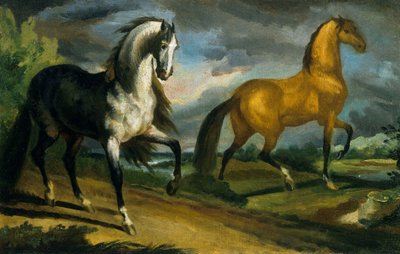 Due cavalli da Theodore Gericault